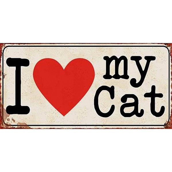 Magnet I love my cat