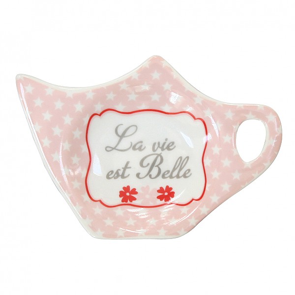 Teabag Holder La vie est Belle