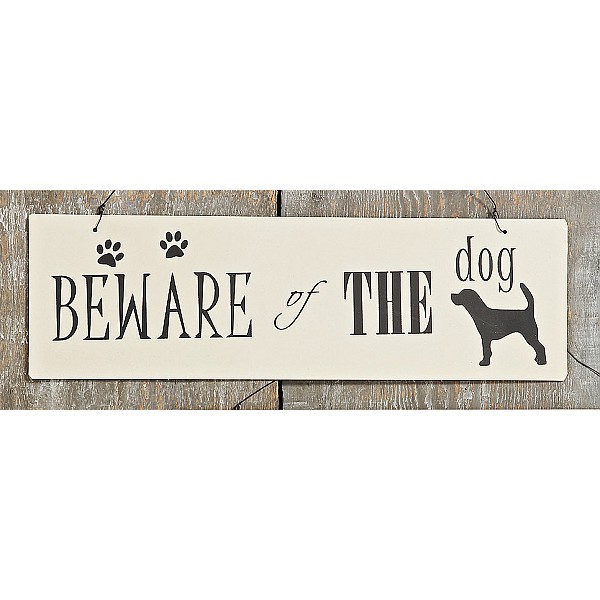 Blechschild Vorsicht vor dem Hund