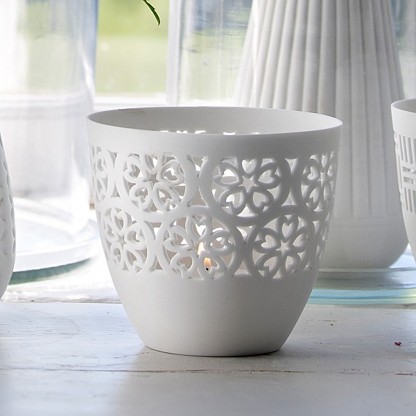 Teelichthalter FRIDA aus Keramik - Nr. 2