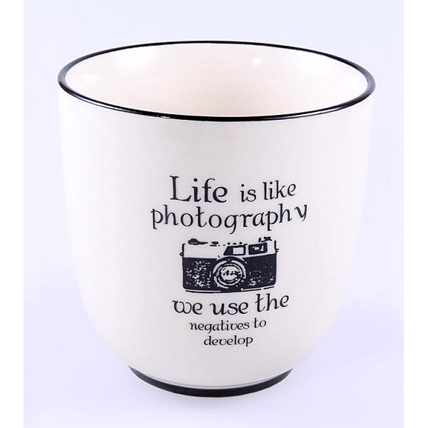 Large Cup Life is like photography
