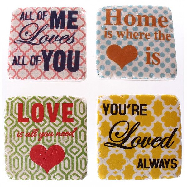 Coasters All of me Home Love Loved
