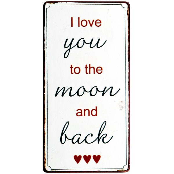 Magnet I love you to the moon