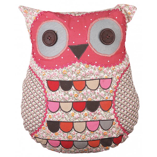 Owl Cushion Dora Ditsy