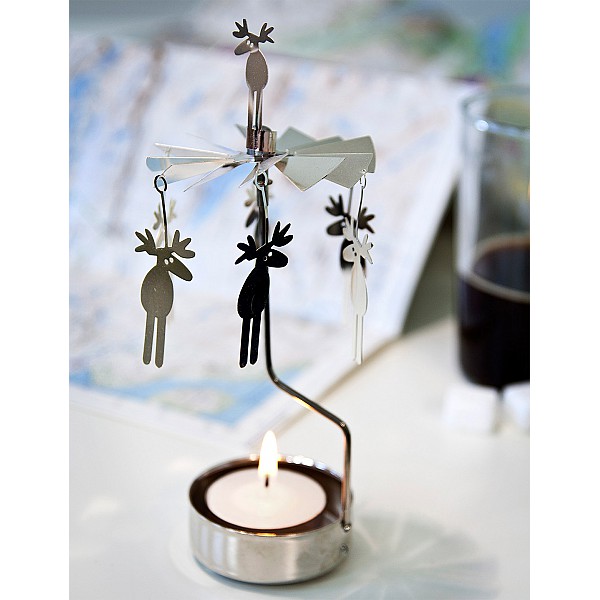 Rotary Candle Holder Moose