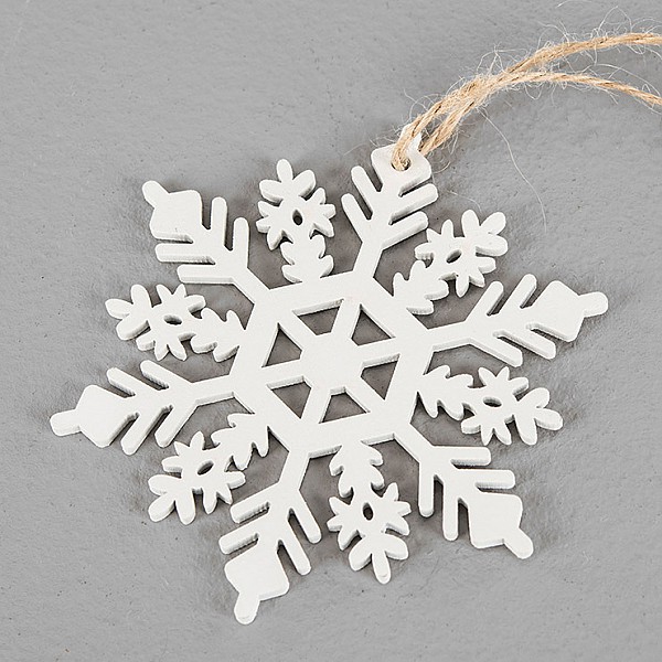 Snowflake White - 10 cm
