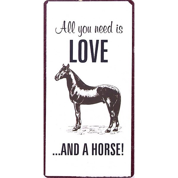 Magnet Alles was du brauchst ist Liebe und ein Pferd