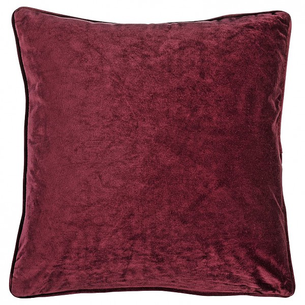 Cushion Cover Velvet - Wine-red