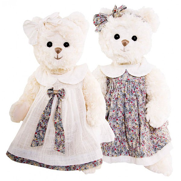 Teddybär Bella Sophie - Weißes Kleid