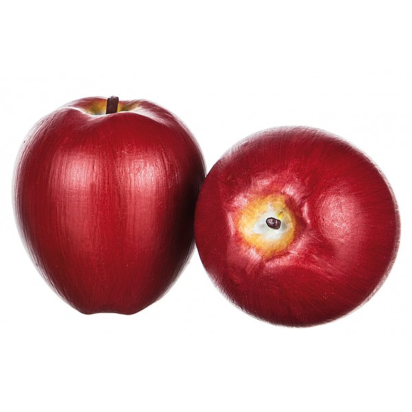 Wooden Apple - Red Christmas Apple