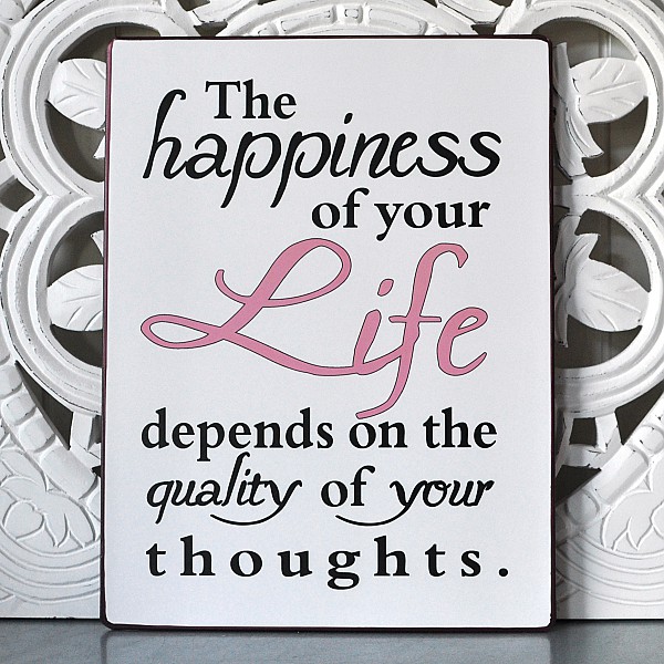 Tin Sign The happiness of your life