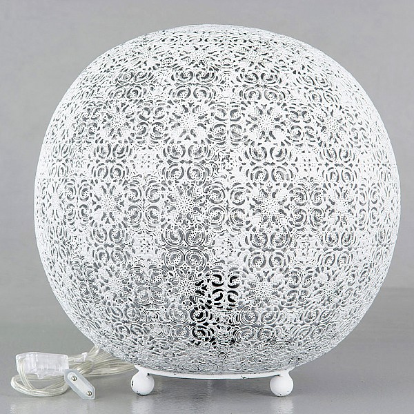 Table Lamp Globe White, Large A Lot Decoration Mixin Home