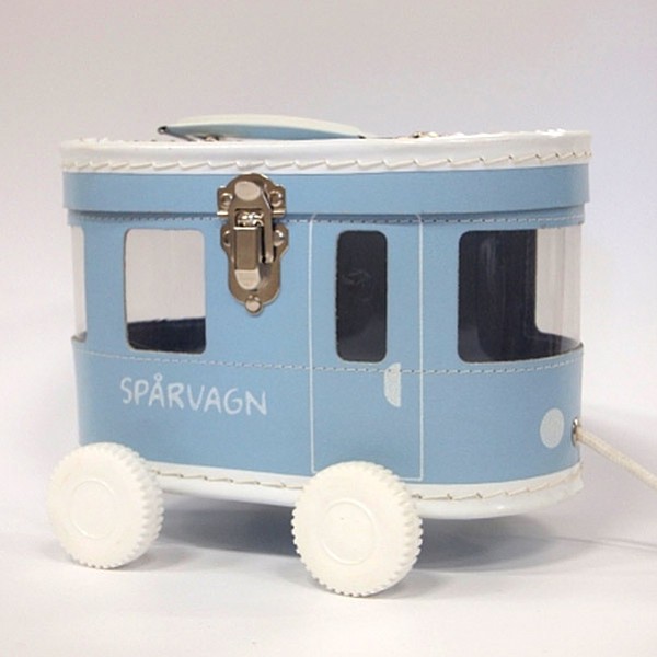 Spårvagnsväska - Ljusblå