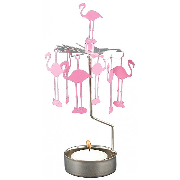 Rotary Candle Holder Flamingo