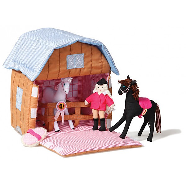 Pony Stable with horses