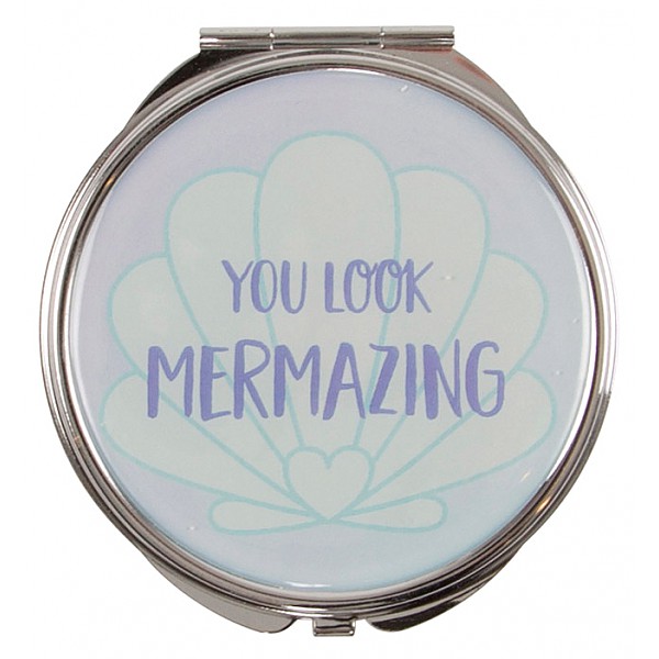 Mermaid Treasures Pocket Mirror