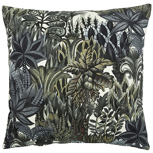 Cushion Cover Foliage - Grey