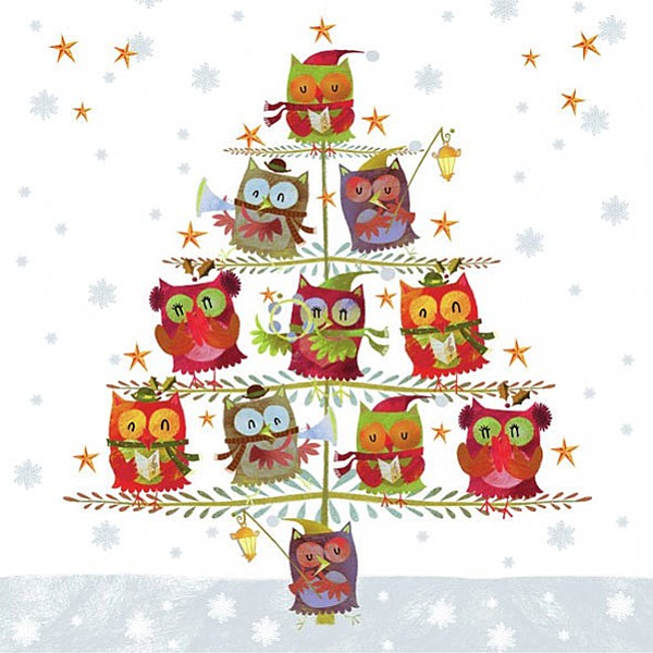 Servetter Tree with Owls