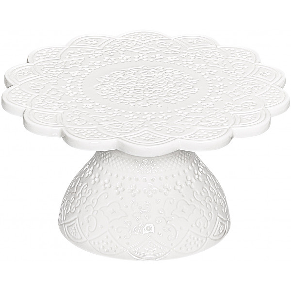 Small Cake Stand Orient - White