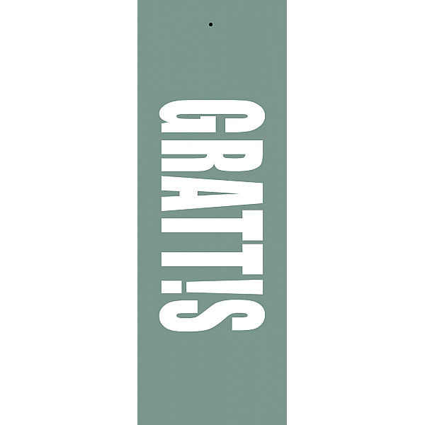 Gift Tag Grattis Green / White