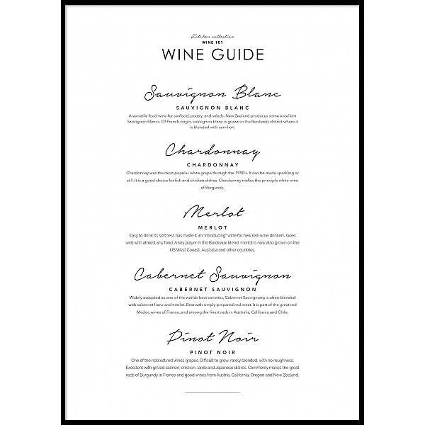 Poster Wine Guide