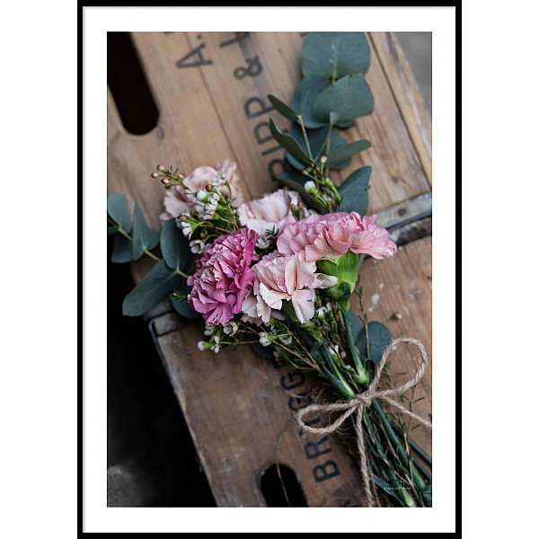 Poster Pink Flower Bouquet