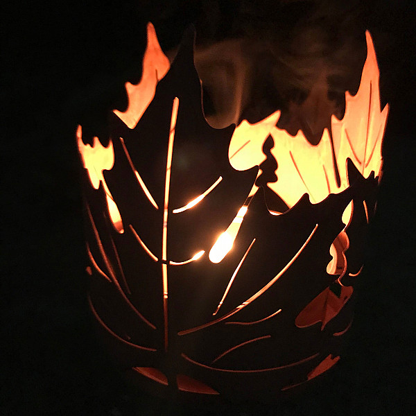 Maple Outdoor Candle Holder / Pot