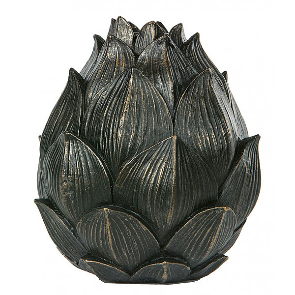 Candlestick Artichoke - Gold Brown