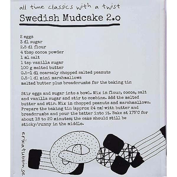 Recept Anteckningsbok Swedish Fika Erika Tubbin Mixin