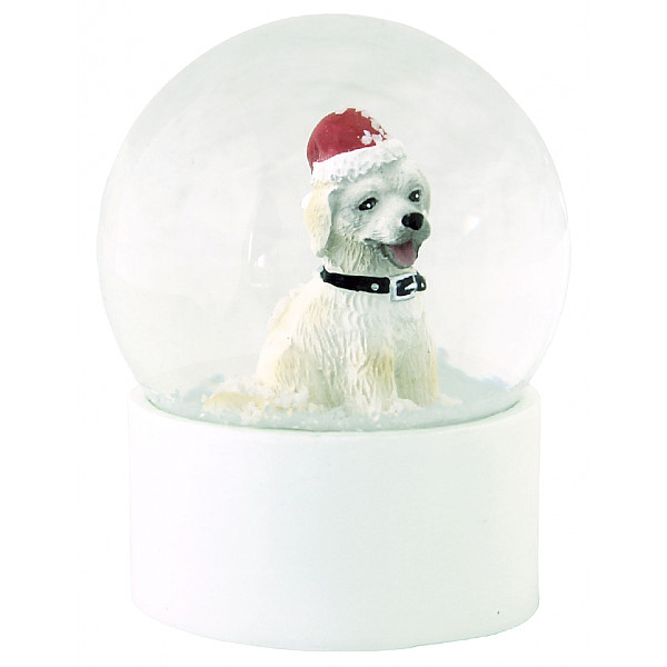 Snow Globe Dog Medium