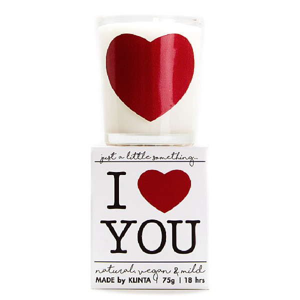 Klinta Duftmassage Kerze I love you