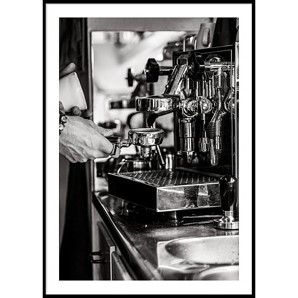 Poster Making Coffee