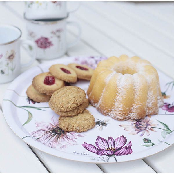 Runder Tablett Garten