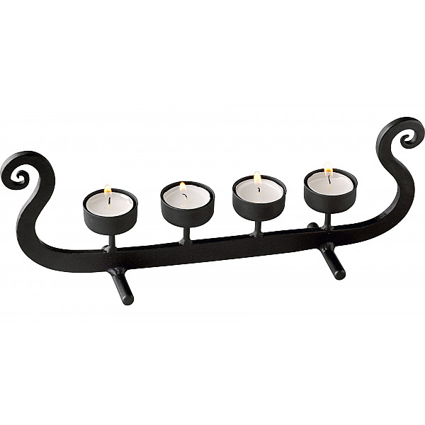 Candlestick Viking Ship