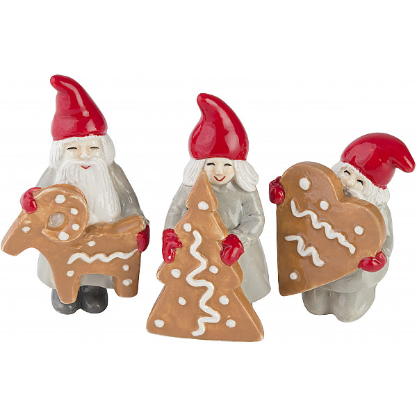 Gingerbread Santas - 3-set