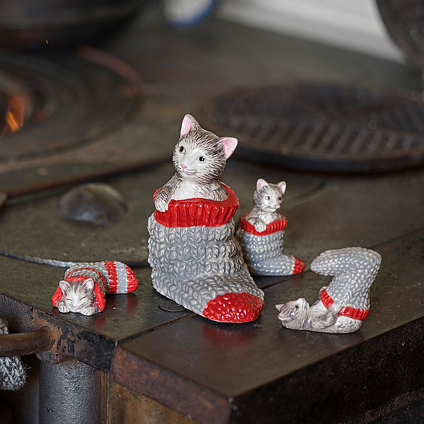 Knitted Socks Cat