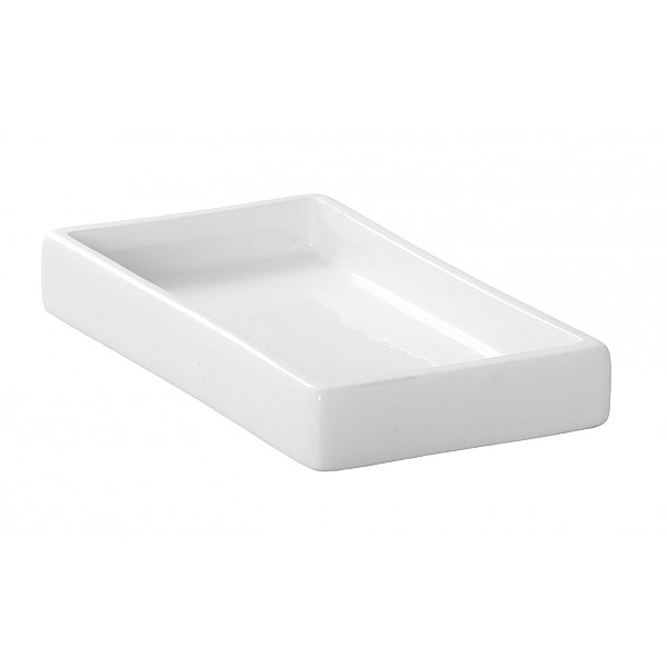 Two-Dish Cube - White
