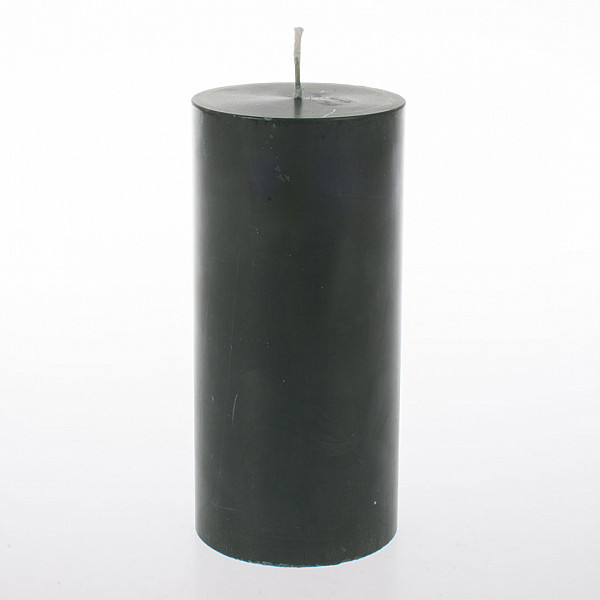 Pillar Candle 7 x 15 cm - Dark Green