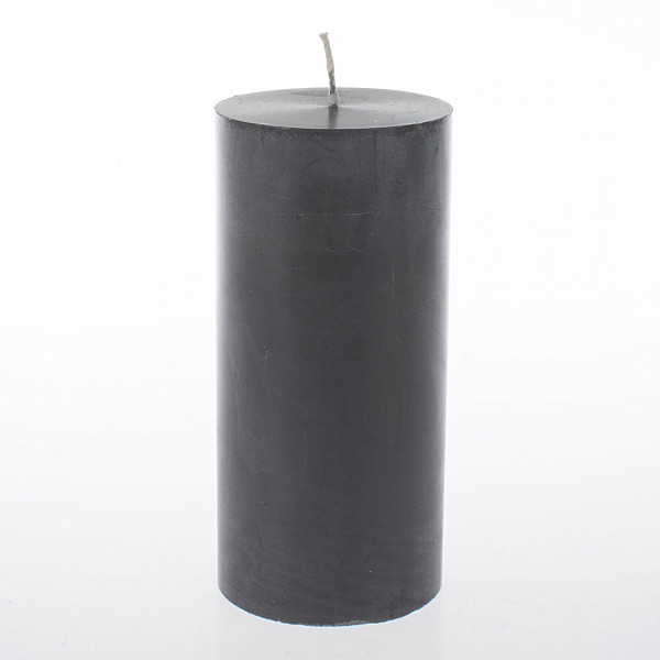 Pillar Candle 7 x 15 cm - Dark Grey