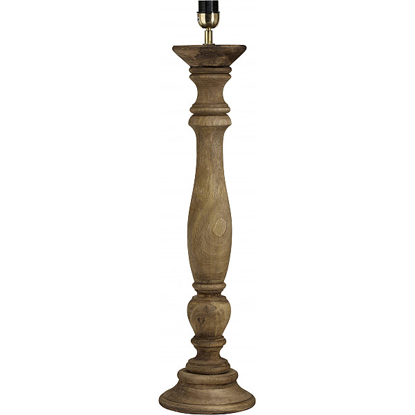 Lamp Base / Lamp Stand Lodge Aged Brown - 46 cm