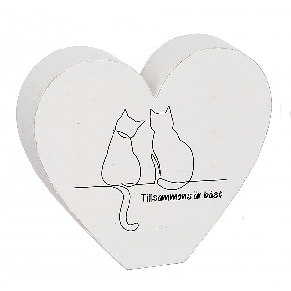 Hjärta Katter Tillsammans