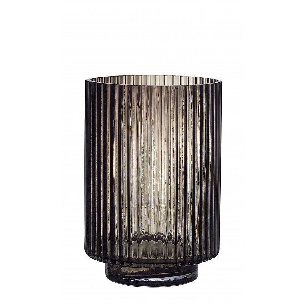 Vase Riffle Black Smoke - Medium