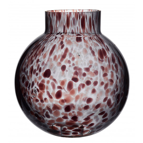 Vase Bubble Blue / Leopard - Medium