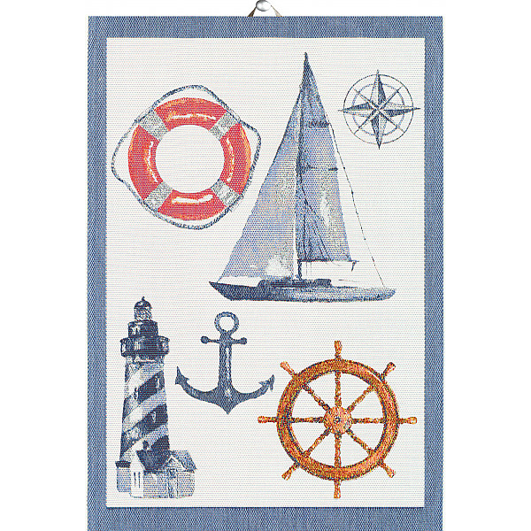 Kökshandduk Kompass