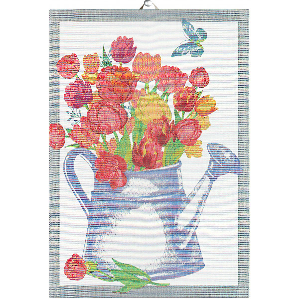 Kökshandduk Blomsterkanna