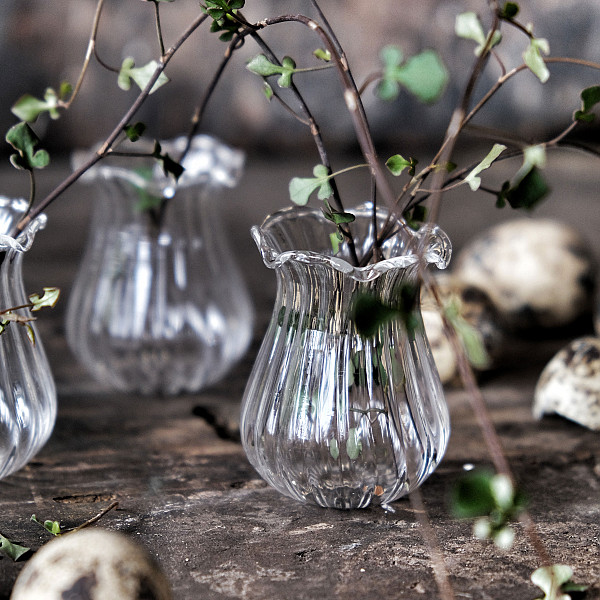Majas Glass Vase Peony Mini