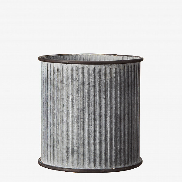 Flower Pot Kit Grey Zinc - Small