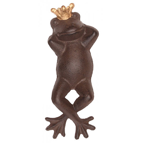 Frog Satisfied with crown - Large