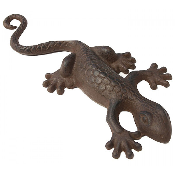 Lizard in cast iron