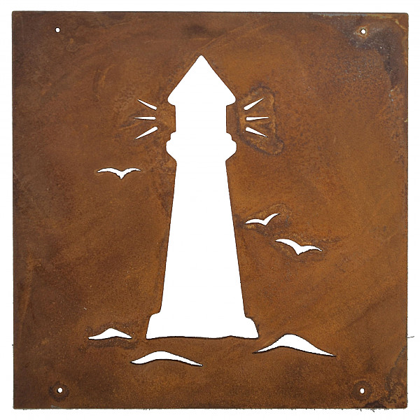 Sign Lighthouse Rust